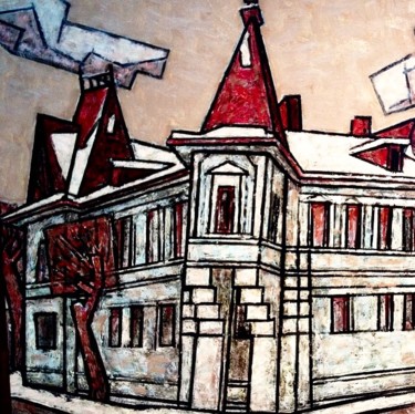 Картина под названием "архитектура | archi…" - Dmitriy Trubin, Подлинное произведение искусства