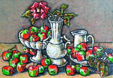 Картина под названием "fruit  фрукты" - Dmitriy Trubin, Подлинное произведение искусства, Акрил