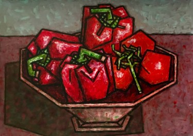 Painting titled "Gemüse / vegetables…" by Dmitriy Trubin, Original Artwork