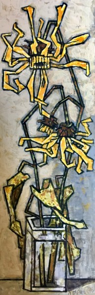 Painting titled "цветы | flowers | F…" by Dmitriy Trubin, Original Artwork