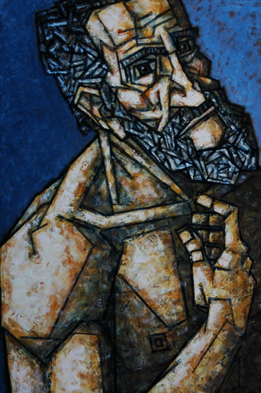 Картина под названием "МИКЕЛАНДЖЕЛО БУОНАР…" - Dmitriy Trubin, Подлинное произведение искусства