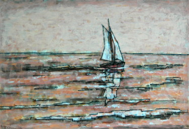 Картина под названием "mer / море / sea /…" - Dmitriy Trubin, Подлинное произведение искусства