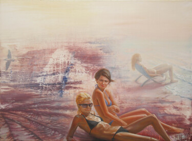 Pintura intitulada "In the sunshine" por Dmitro Danilov, Obras de arte originais, Óleo