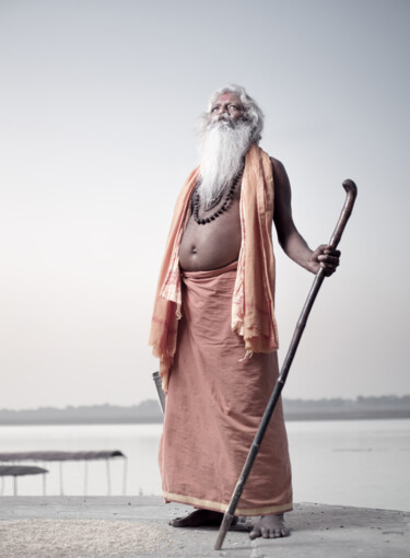 「Portrait of Sadhu B…」というタイトルの写真撮影 Dmitry Erslerによって, オリジナルのアートワーク, デジタル