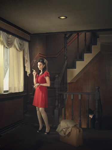 Fotografia intitolato "The red dress" da Dmitry Ersler, Opera d'arte originale, Fotografia digitale