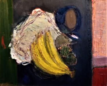 Картина под названием "Bananas" - Dmitry Flegontov, Подлинное произведение искусства, Масло
