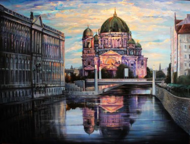 Pintura titulada "Berliner Dom" por Dmitry King, Obra de arte original, Oleo