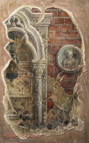 Pintura intitulada "Venezia" por Dmitry Kostylew, Obras de arte originais, Óleo