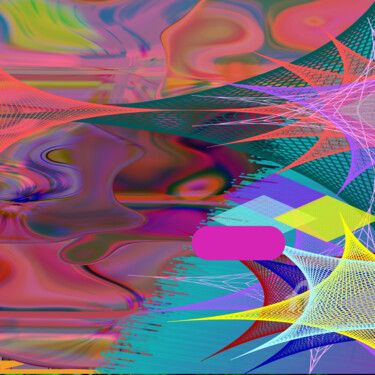 Arts numériques intitulée "Abstract interval17" par Dmitry Oleynik, Œuvre d'art originale, Travail numérique 2D