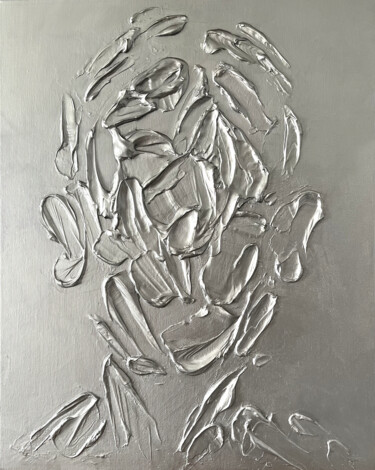 "Silver portrait" başlıklı Tablo Dmitry Savchenko tarafından, Orijinal sanat, Akrilik
