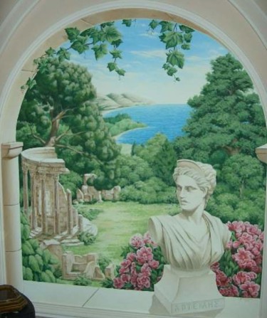Painting titled "Окно в прошлое" by Dmitrii Dmitriev, Original Artwork