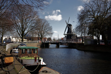 Photography titled "Een gracht and wind…" by Dmitry Litosh, Original Artwork, Digital Photography