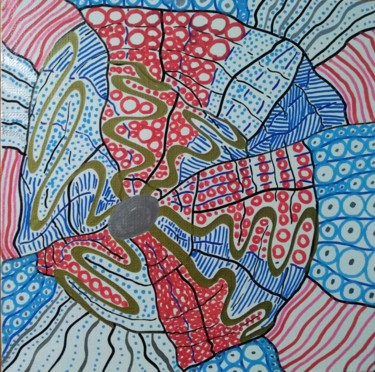 Картина под названием "Medusa" - Dmitry Nesterov, Подлинное произведение искусства, Аэрограф