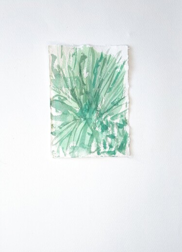 Peinture intitulée "'Plant Study.'" par David Monteiro, Œuvre d'art originale, Gouache