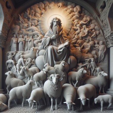 Digital Arts titled "Shepherd" by Dmytro Koptyev, Original Artwork, Digital Painting