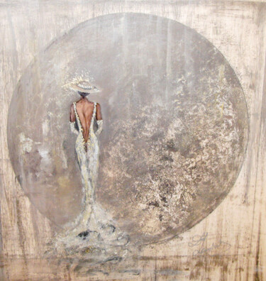Peinture intitulée "Le Cercle" par Do Lambrecht, Œuvre d'art originale, Acrylique