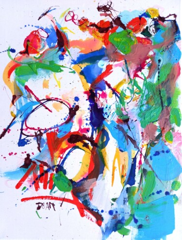 Painting titled "Jazz Band 4" by Doam, Original Artwork, Acrylic