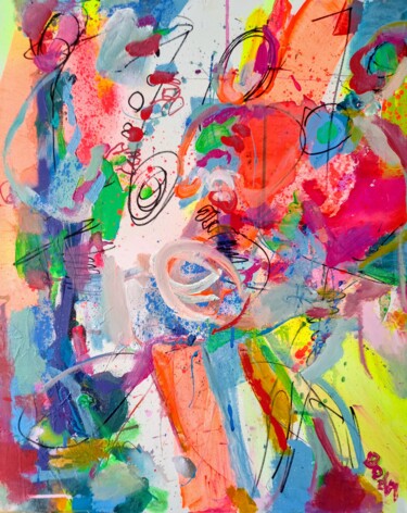 Have a good time! Peinture intitulée "Have a good time!" par Doam, Œuvre d'art originale, Acrylique