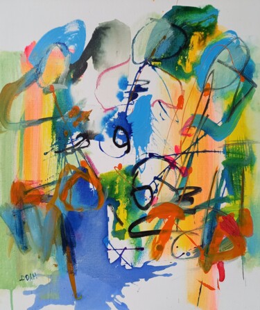 Schilderij getiteld "Accord parfait" door Doam, Origineel Kunstwerk, Acryl
