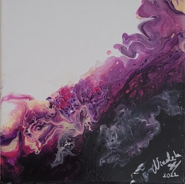 Pintura titulada "Ombres violettes en…" por Dochka Mihova (Nikoleta), Obra de arte original, Acrílico Montado en Bastidor de…