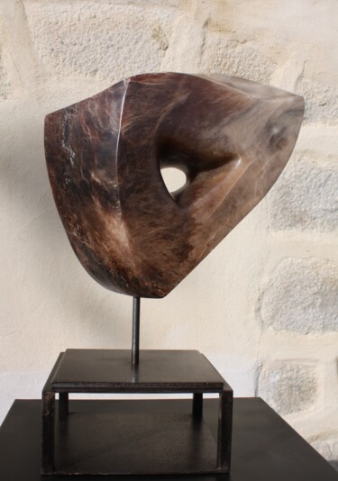 Sculpture titled "ORACLE" by Dominique Ferrandon-Lamy, Original Artwork, Stone