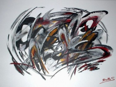 Painting titled "Abstraction intuiti…" by Sebastien Doello, Original Artwork
