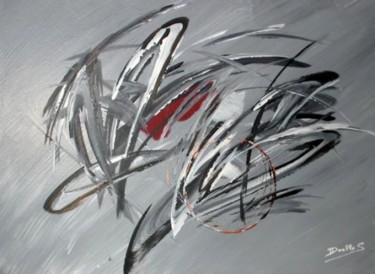 Painting titled "Abstraction intuiti…" by Sebastien Doello, Original Artwork