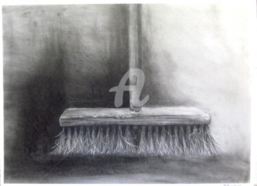 Dessin intitulée "Broom" par Father Douglas, Œuvre d'art originale