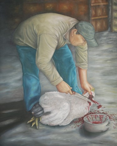 Pintura titulada "Ocaso" por G. Torres, Obra de arte original, Oleo