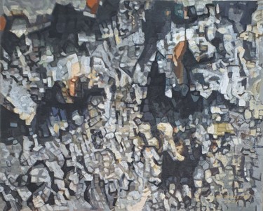 Pittura intitolato "knar_sight" da Dojoong Jo, Opera d'arte originale, pigmenti