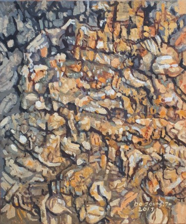 knar_nest Pintura titulada "knar_nest" por Dojung Jo, Obra de arte original, Pigmentos