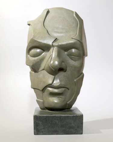 Skulptur mit dem Titel "HumAndroid" von Giancarlo Dolce, Original-Kunstwerk, Stein