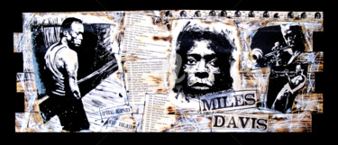 Peinture intitulée "Miles Davis" par Dol, Œuvre d'art originale, Acrylique