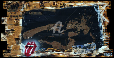 Peinture intitulée "The Rolling Stones" par Dol, Œuvre d'art originale, Acrylique