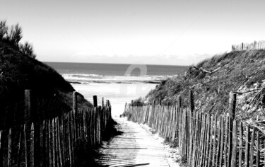Photographie intitulée "Passage dunaire" par Dol, Œuvre d'art originale