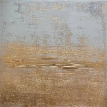 Картина под названием "Золотые пески Сахары" - Dolgopolova Leriko, Подлинное произведение искусства, Акрил Установлен на Дер…