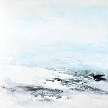 Pintura titulada "Японское море" por Dolgopolova Leriko, Obra de arte original, Acrílico Montado en Bastidor de camilla de m…