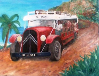 Peinture intitulée "Car courant d'air…" par Dolive, Œuvre d'art originale