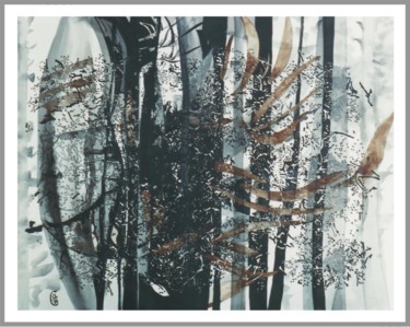 Dessin intitulée "gradina.jpg" par Dolmajer Agneta, Œuvre d'art originale, Encre
