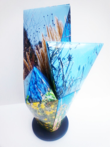 Arts numériques intitulée "Bouquet de Fleurs S…" par Dominique Bosq Sculpteur D'Images, Œuvre d'art originale