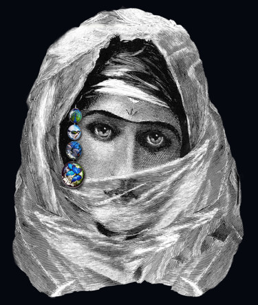 Digitale Kunst getiteld "Scheherazade" door Dodi Ballada, Origineel Kunstwerk, 2D Digital Work