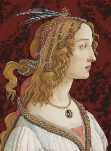 Arts numériques intitulée "Sandro Botticelli R…" par Dodi Ballada, Œuvre d'art originale, Collages