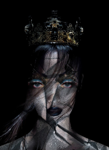 Arte digitale intitolato "Abstract Crown abst…" da Dodi Ballada, Opera d'arte originale, Pittura digitale