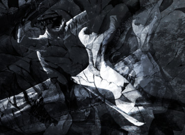 Arts numériques intitulée "Dancing in the dark" par Dodi Ballada, Œuvre d'art originale, Peinture numérique