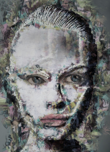 Digital Arts titled "Pourquoi pas moi" by Dodi Ballada, Original Artwork, Digital Painting