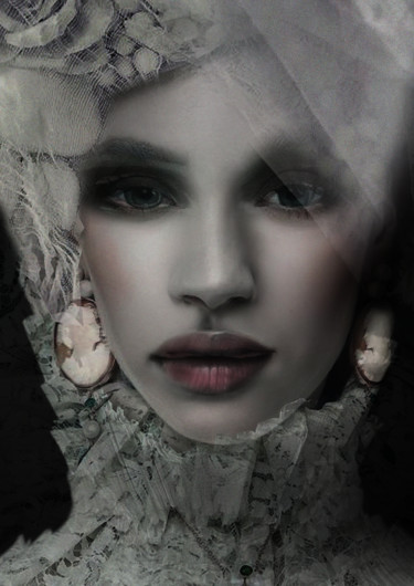 Digital Arts titled "Jolie Marie" by Dodi Ballada, Original Artwork, Digital Painting
