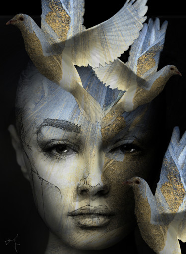 "goddess of magic" başlıklı Dijital Sanat Dodi Ballada tarafından, Orijinal sanat, Dijital Resim