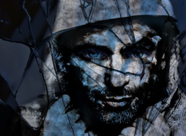 Arte digitale intitolato "l'homme au nez cassé" da Dodi Ballada, Opera d'arte originale, Pittura digitale