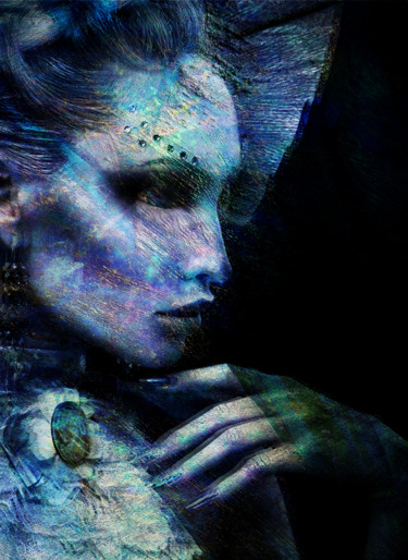 「blue velvet」というタイトルの写真撮影 Dodi Balladaによって, オリジナルのアートワーク, デジタル