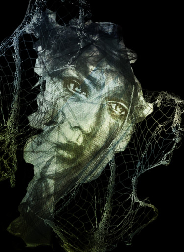 Digital Arts titled "Medusa" by Dodi Ballada, Original Artwork, Digital Painting